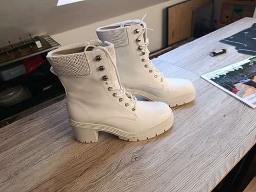 Weiße catwalk stiefel - catwalk-stiefel, –