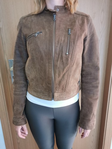 Lederjacke damen braun größe - lederjacke,