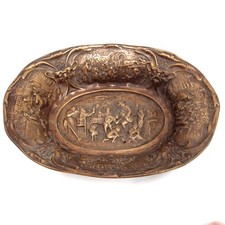 Schale Bronze massiv 31 cm