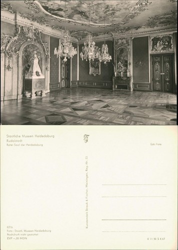 Ansichtskarte rudolstadt - ansichtskarte,