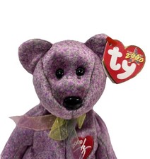 Rentner Ty Beanie Babys 2000 Signatur Bär mit Etikett Vintage
