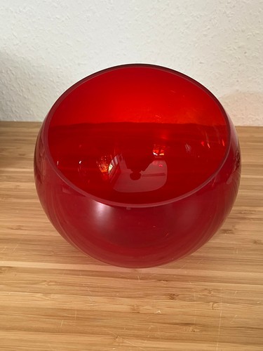 Deko glasschale rot - |,