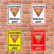 Schild Wald - Achtung