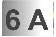 Ziffern Buchstaben Aufkleber