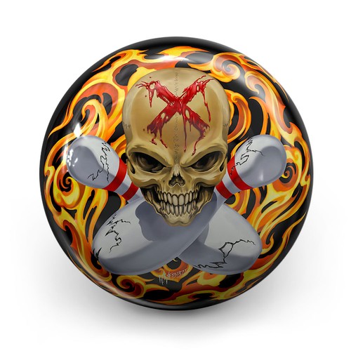 Bowling ball the - on,