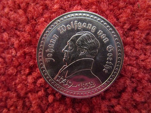 Gedenkmedaille goethe - gedenkmedaille,,