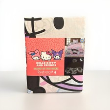 Disney Home Hello Kitty & Friends Bettwäsche Mit Knöpfen 135cm x 200cm, 80x80