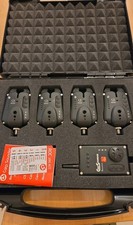 Carp Sounder ROC XRS ACC 4+1 Funkbissanzeiger Set im Transportkoffer Karpfen TOP