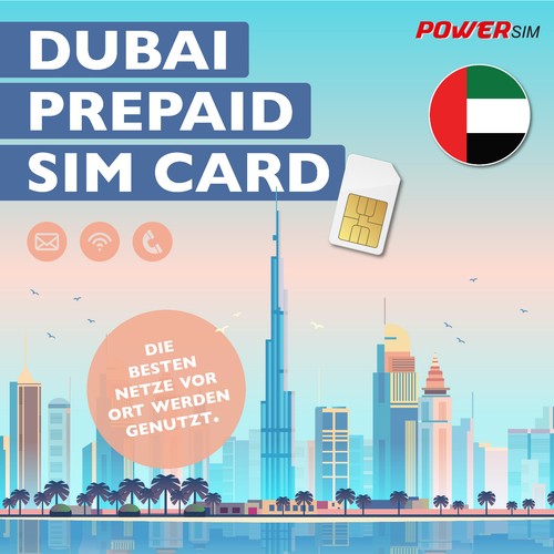 Dubai prepaid sim oder esim - prepaid,