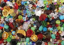 Glasperlen 100g/250g Gemischte Perlenset Kristall Perlenmischung V1