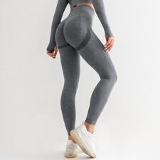 Damen Scrunch Butt Sport High Waist Push Up Leggings Sporthose Yogahose Laufhose
