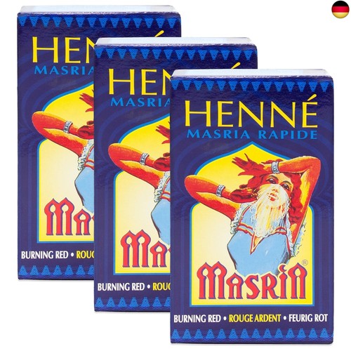Henna masria feurigrot 3er - feurigrot,