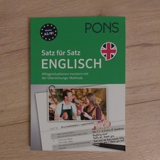 PONS Satz für Satz Englisch Übungsbuch 2. Auflage v. 2020 208 Seiten