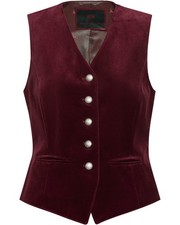 REITMAYER Samtweste Kragenlos
