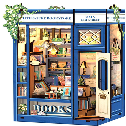 Book nook diy set miniatur - nook,