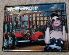 Werbung Blechschild Sternquell