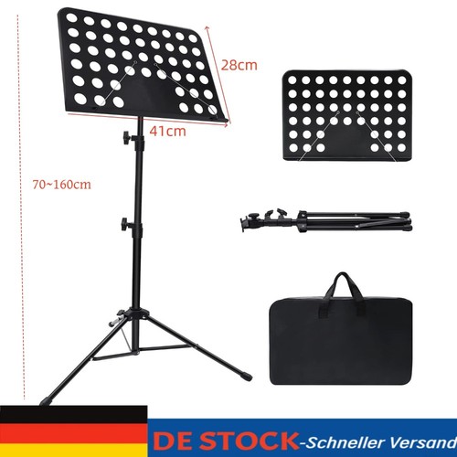 160cm notenständer tragbarer - 160cm,