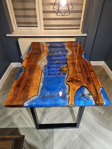 Ocean epoxidharz esstisch - epoxidharz,