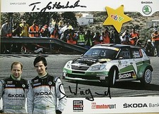 Original Rallye Autogrammkarte Wiegand - Gottschalk Skoda Fabia Super 2000 - 653