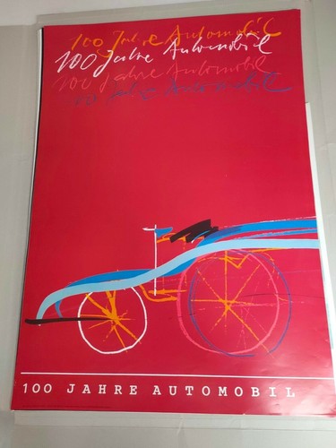 Plakat 100 jahre automobil - plakat,