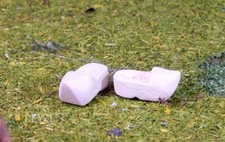 Miniatur Schuhe, Holz. Natur