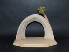 moderner Stall / Familien stall für 10cm Krippenfiguren - Holz geschnitzt NEU