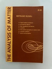 The Analysis of Matter. Russell, Bertrand: