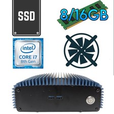 Intel NUC 7i7DNFE i7 8650U Lüfterlos 8/16 RAM 256GB NVME SSD Mini PC USF Fanless