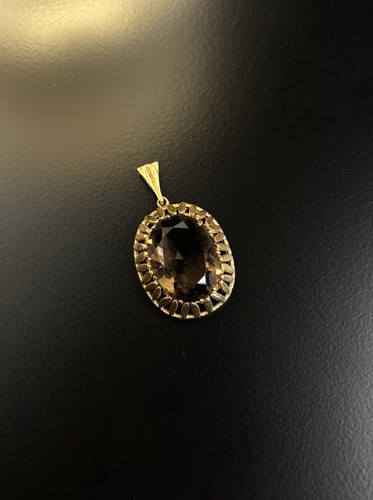 Anhänger rauchquarz 585 gold - anhänger,