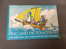 Cefischer: PING und die SCHATZINSEL (Bilderbuch von 1975)   [6405]