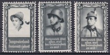 Vignetten Österreich Heimatschutz ** Heimat Jugend Vaterland Soldat