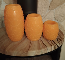 3 LED-Kerzen von QVC Echtwachs Farbwchsel mit oder ohne Flackern tolle Ornamente