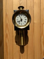 Antike Wanduhr aus massivem Messing – Schatz Elexacta, Vintage