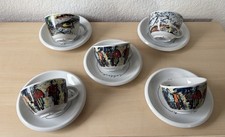 Saeco by Schirnding Collection 5 Cappucino Tassen mit Unterteller