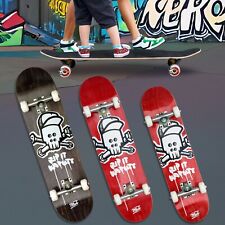 Skateboard Komplettboard MOB Skull Holzboard für Kinder Jugendliche Erwachsene