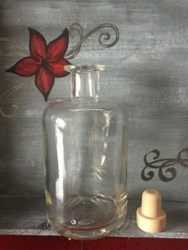 Apothekerflasche klar klarglas - apothekerflasche,