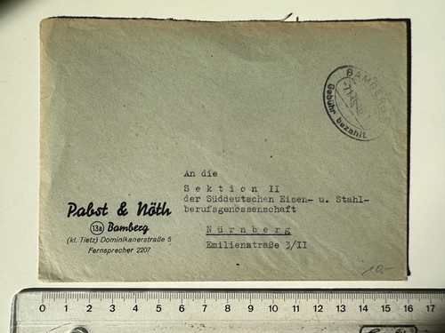 Brief 1946 pabst - pabst, nöth