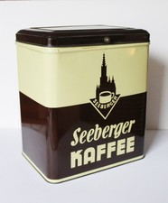 Seltene Kaffeedose / Blechdose Seeberger Kaffee Ulm Top Zustand