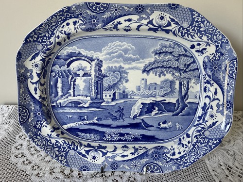 Spode blue italienische große - blue,