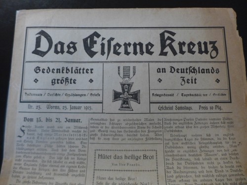 1915 das eiserne kreuz - kreuz,