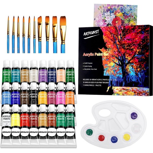 Acrylfarben set 24x12ml mit - set,