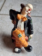 Clown Figur sitzend, ca. 16,5cm, vermutlich Gilde Clown Comedy Collection Oldie