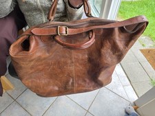 The Bridge Reisetasche Weekender Leder Braun