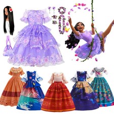 Prinzessin Karneval Kleid Kinder Isabela Marigal Fancy Encanto Halloween Kleider