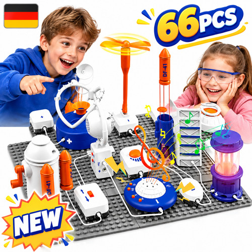 Farbig kunststoff 66pcs - farbig,