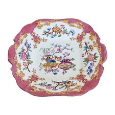 Minton 3970 Oriental Garden large Plate Platte 26 x 23 cm Chinese Rose Porcelain
