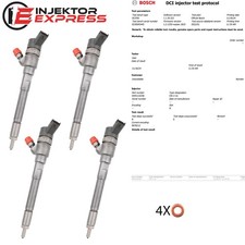 4x 0445110258 Einspritzdüse Hyundai Tucson i30 KIA Ceed Sportage 3380027400