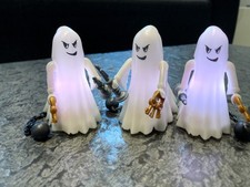 PLAYMOBIL Knights 6042 3x Farbwechsel Gespenst Ritter Figuren Set Geist