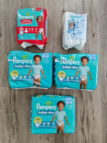 100 pampers baby dry - 5, +
