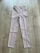 Asos Design Lederhose Imitat Leggings Skinny Lederleggings 36/S Beige Nude Neu